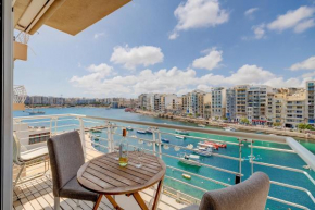 Exquisite Seafront Apart in Spinola Bay St Julians